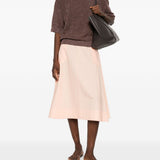 Top con effetto metallico in marrone Brunello cucinelli - donna 