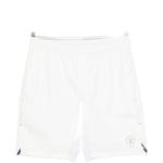 Pantaloncini con stampa logo in bianco Brunello cucinelli - uomo 