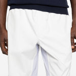 Pantaloncini con stampa logo in bianco Brunello cucinelli - uomo 