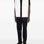 Gilet con dettaglio logo in bianco Brunello cucinelli - uomo 