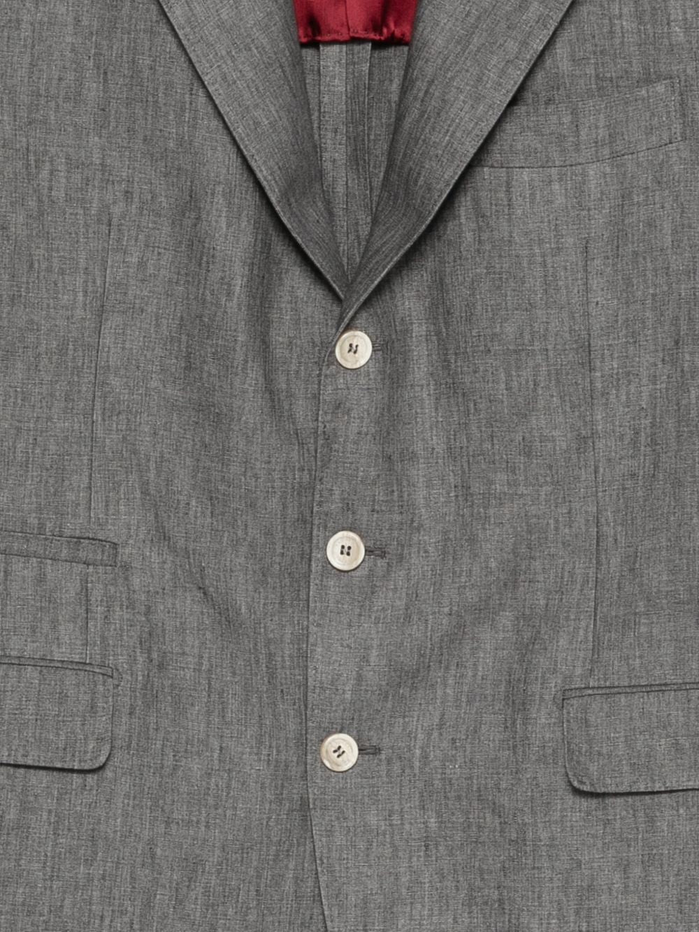 Completo monopetto due pezzi in grigio Brunello cucinelli - uomo 