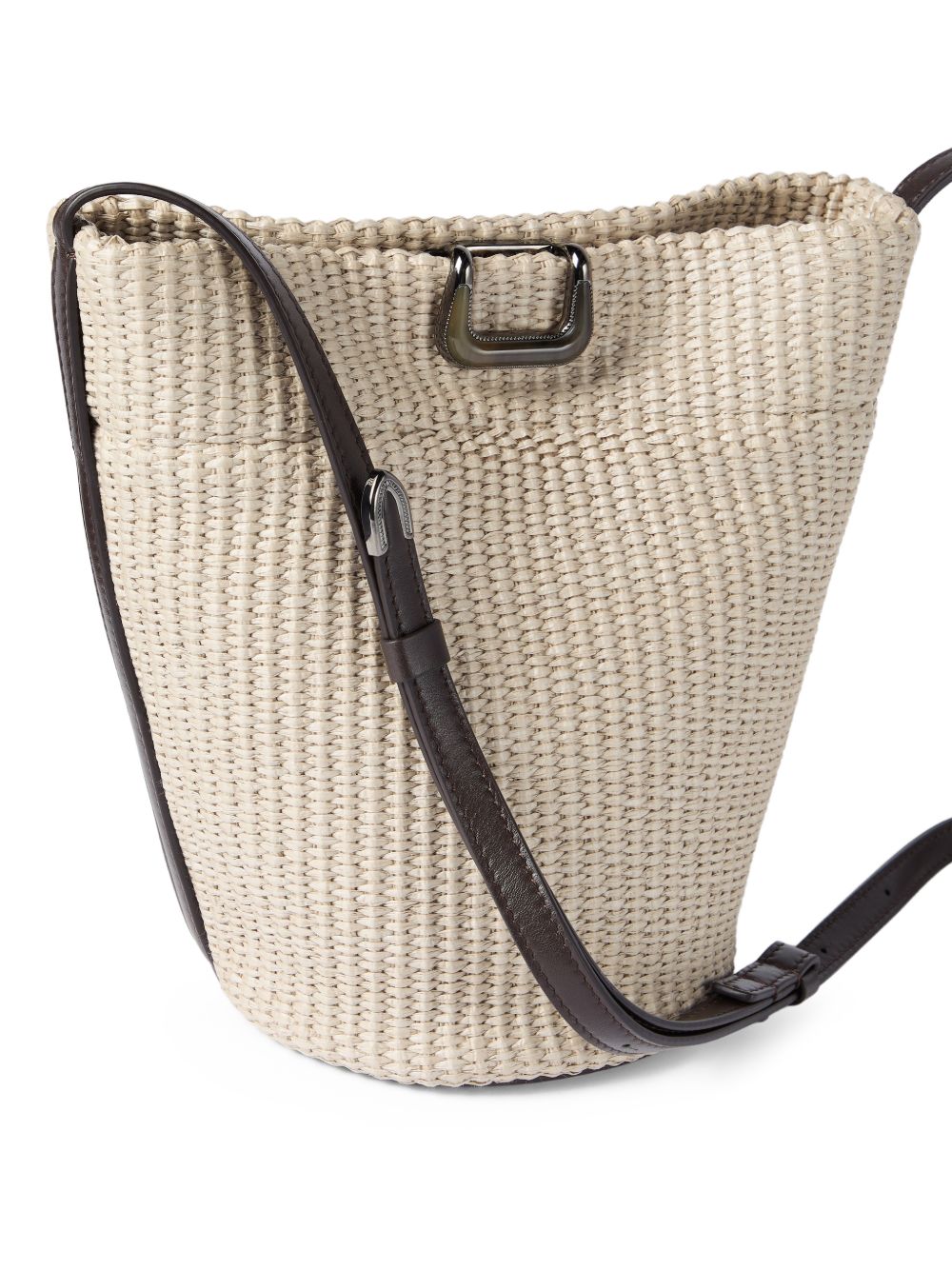 Borsa a secchiello Sartorial in avorio Brunello Cucinelli - donna 