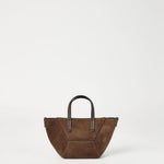 Borsa a tracolla BC Duo mini in marrone Brunello Cucinelli - donna 