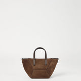 Borsa a tracolla BC Duo mini in marrone Brunello Cucinelli - donna 