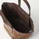 Borsa a tracolla BC Duo mini in marrone Brunello Cucinelli - donna 