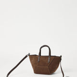 Borsa a tracolla BC Duo mini in marrone Brunello Cucinelli - donna 