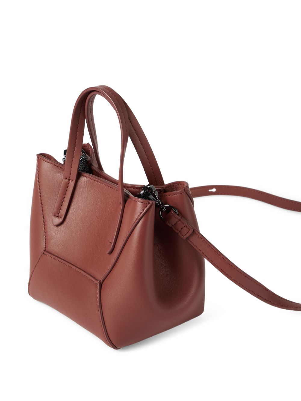 Borsa tote piccola BC Duo in marrone Brunello Cucinelli - donna 