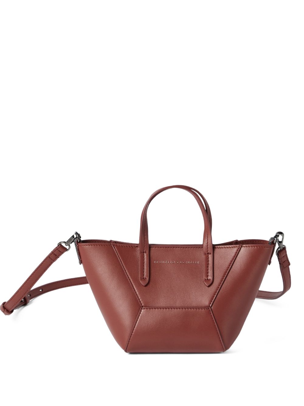 Borsa tote piccola BC Duo in marrone Brunello Cucinelli - donna 
