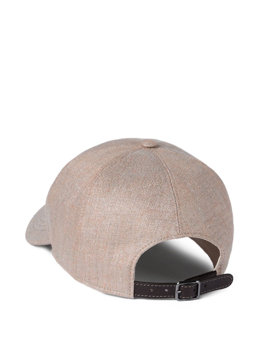 Cappello da baseball con logo in beige Brunello cucinelli - donna 