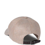 Cappello da baseball con logo in beige Brunello cucinelli - donna 