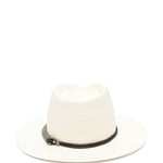 Cappello fedora con decorazioni in bianco Brunello cucinelli - donna 