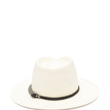 Cappello fedora con decorazioni in bianco Brunello cucinelli - donna 