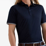 Polo a strati in blu Brunello cucinelli - uomo 
