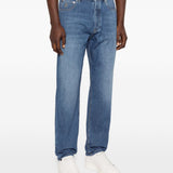 Jeans dritti in blu Brunello cucinelli - uomo 