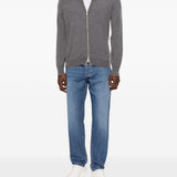 Jeans dritti in blu Brunello cucinelli - uomo 