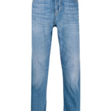 Jeans dritti in blu Brunello cucinelli - uomo 