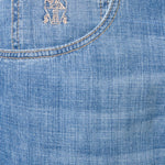 Jeans dritti in blu Brunello cucinelli - uomo 