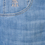 Jeans dritti in blu Brunello cucinelli - uomo 