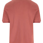 Polo con logo in rosa Brunello cucinelli - uomo 