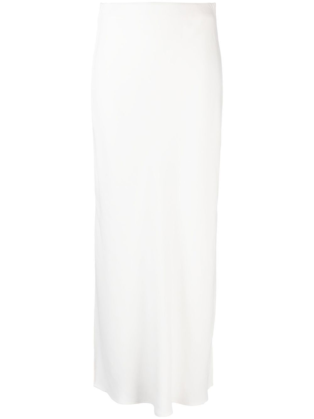 Gonna maxi con spacco in bianco Brunello cucinelli - donna 