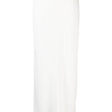 Gonna maxi con spacco in bianco Brunello cucinelli - donna 