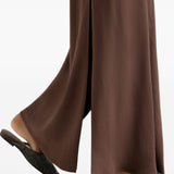 Gonna maxi con spacco in marrone Brunello cucinelli - donna 