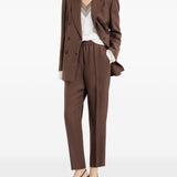 Pantaloni ampi in nero Brunello cucinelli - donna 