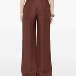 Pantaloni plissé in marrone Brunello cucinelli - uomo 