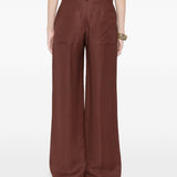 Pantaloni plissé in marrone Brunello cucinelli - uomo 