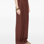 Pantaloni plissé in marrone Brunello cucinelli - uomo 