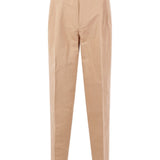 Pantaloni plissé in beige Brunello cucinelli - donna 