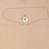 Pantaloni plissé in beige Brunello cucinelli - donna 