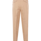 Pantaloni plissé in beige Brunello cucinelli - donna 
