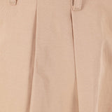Pantaloni plissé in beige Brunello cucinelli - donna 