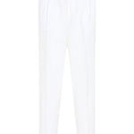 Pantaloni affusolati in bianco Brunello cucinelli - uomo 