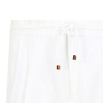 Pantaloni affusolati in bianco Brunello cucinelli - uomo 