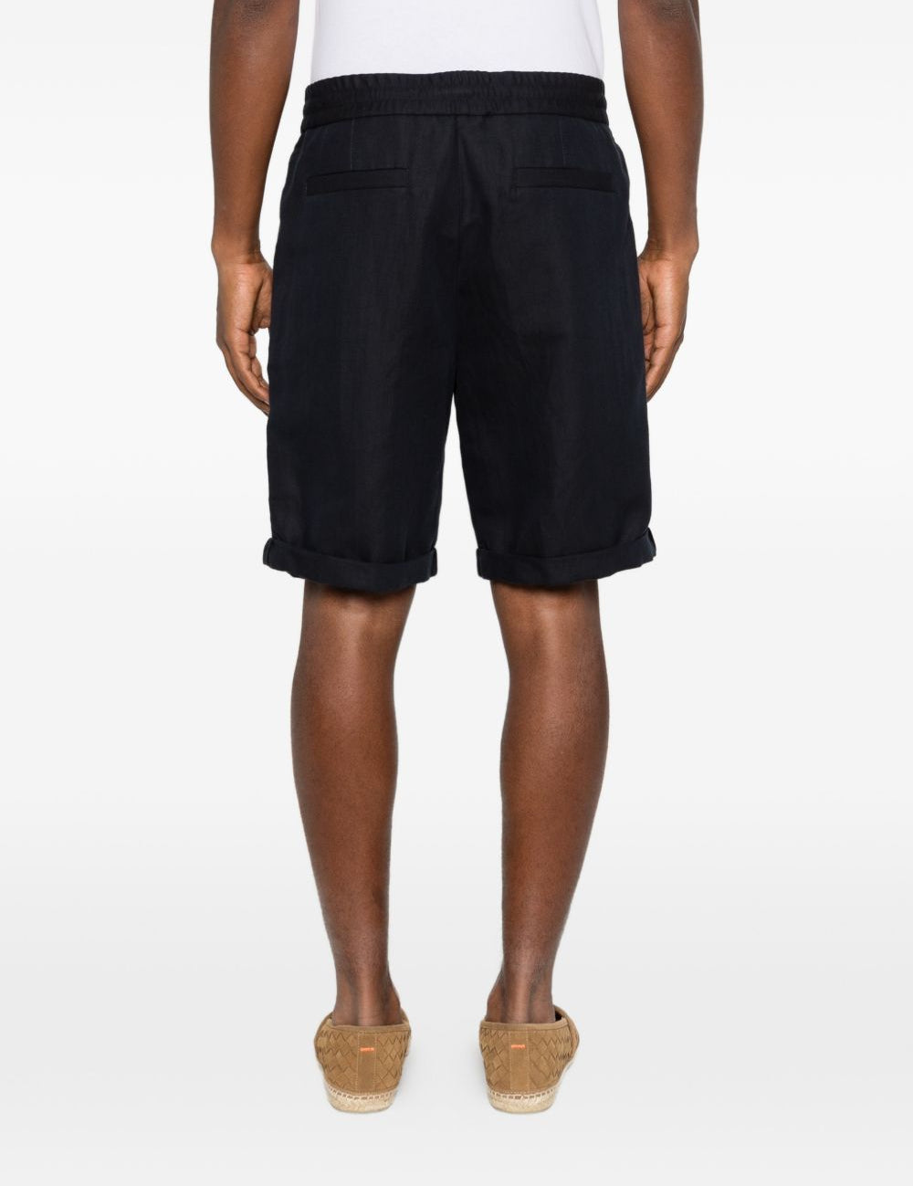 Pantaloncini con coulisse in blu Brunello cucinelli - uomo 