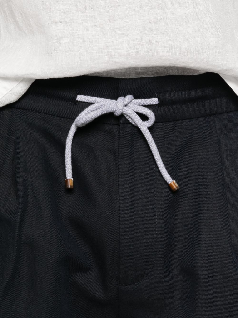 Pantaloncini con coulisse in blu Brunello cucinelli - uomo 