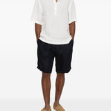 Pantaloncini con coulisse in blu Brunello cucinelli - uomo 