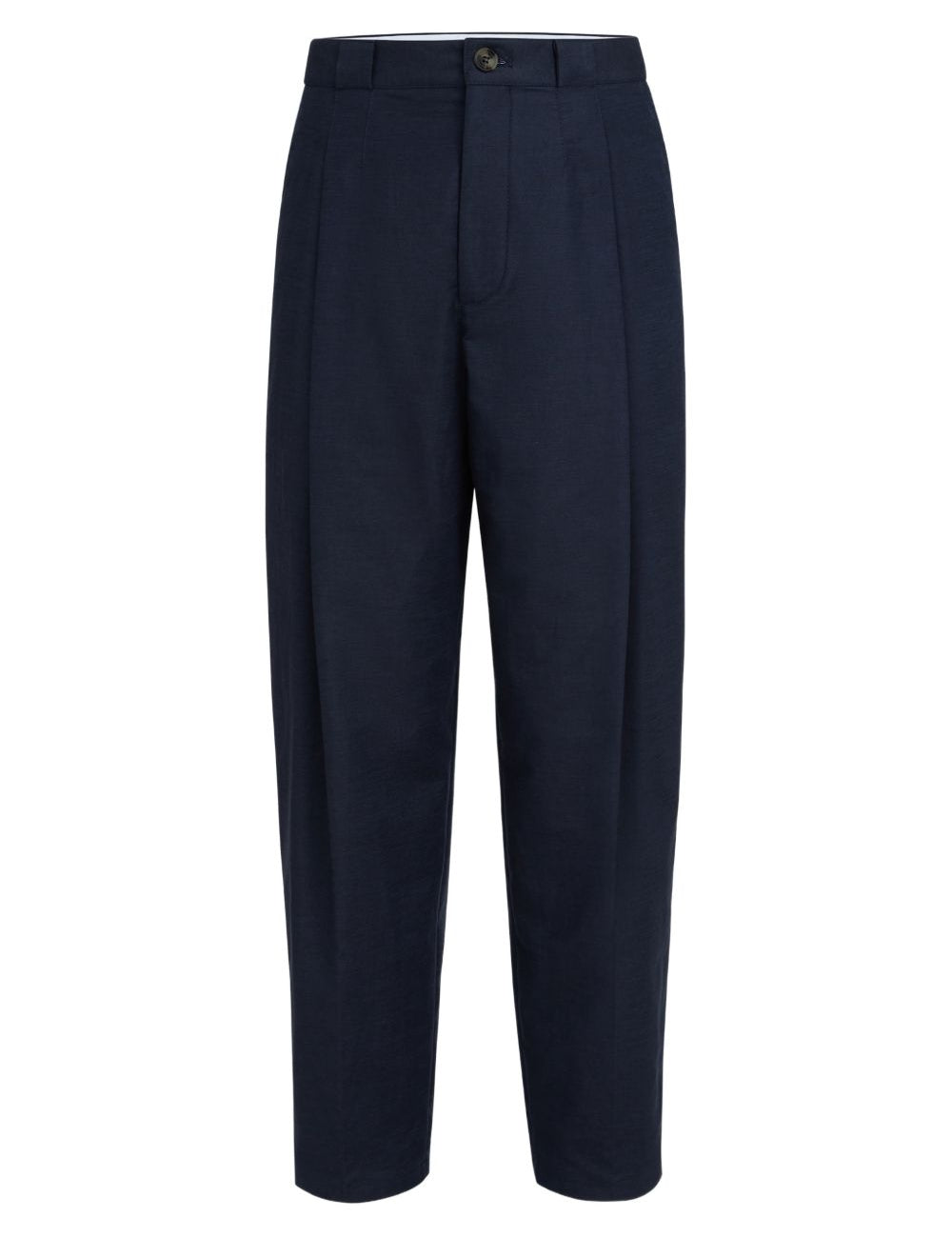 Pantaloni con pieghe in blu Brunello cucinelli - uomo 