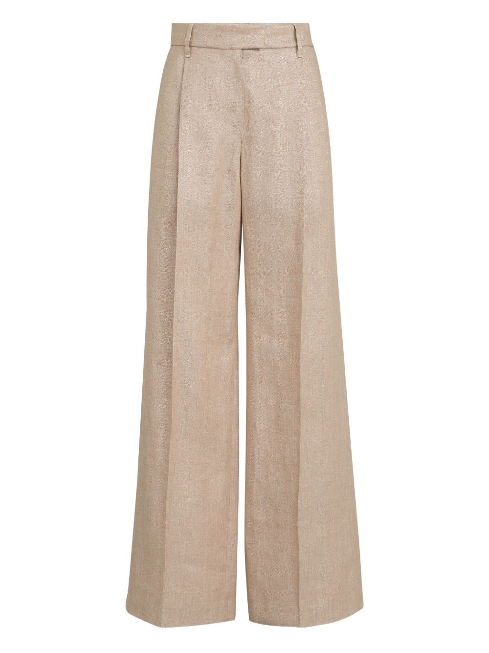 Pantaloni con dettaglio Monili in beige Brunello cucinelli - donna 