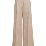 Pantaloni con dettaglio Monili in beige Brunello cucinelli - donna 