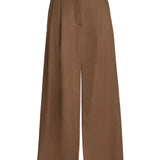 Gonna midi con dettaglio Monili in marrone Brunello cucinelli - donna 