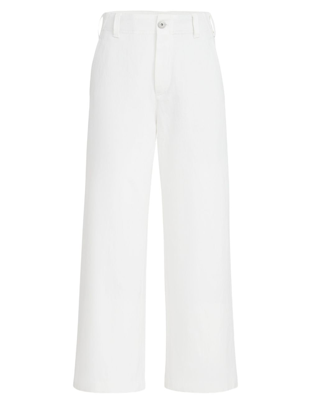 Jeans a gamba larga  in bianco Brunello cucinelli - donna 