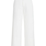 Jeans a gamba larga  in bianco Brunello cucinelli - donna 