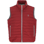 Gilet imbottito con tasche in rosso Brunello Cucinelli - uomo 