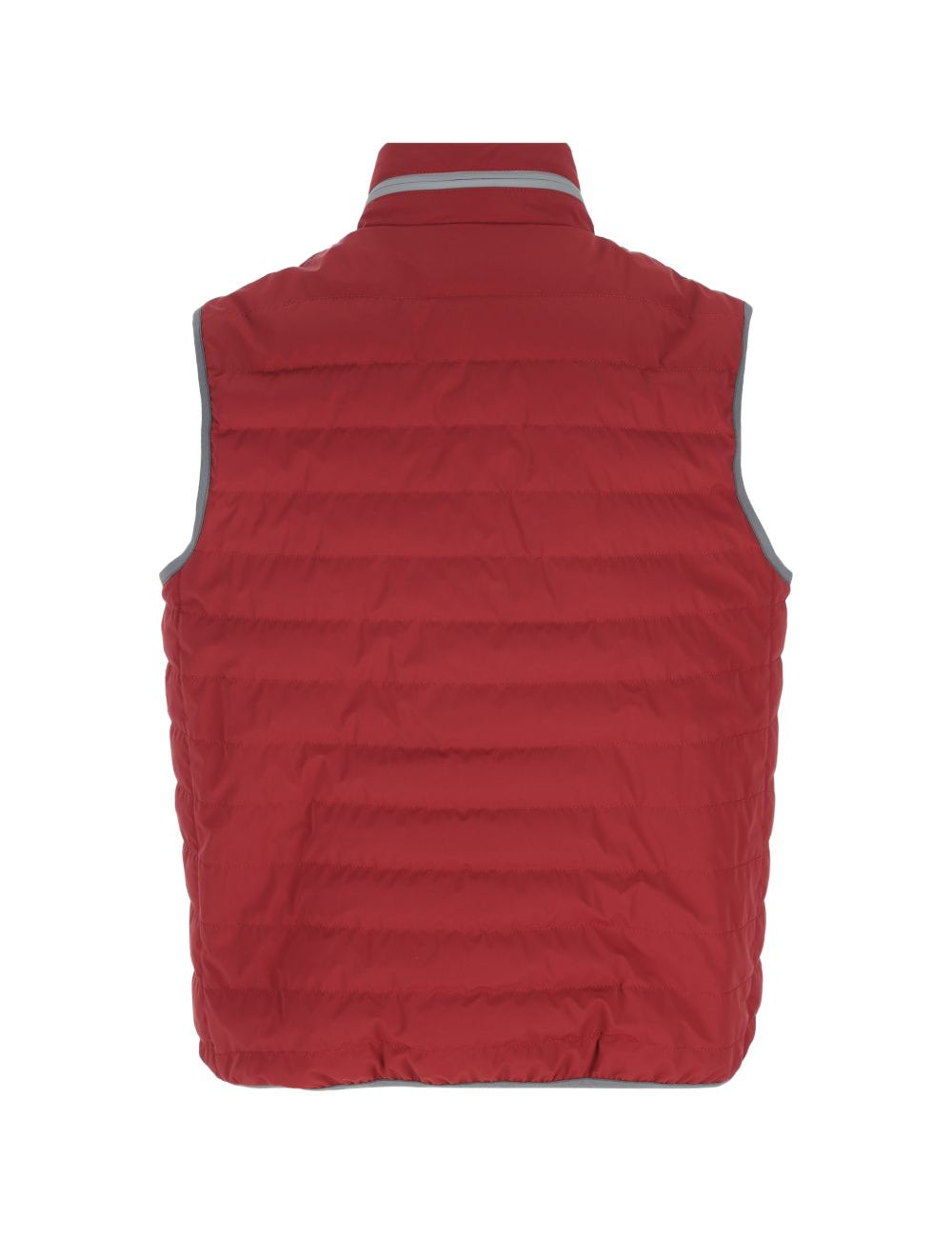 Gilet imbottito con tasche in rosso Brunello Cucinelli - uomo 