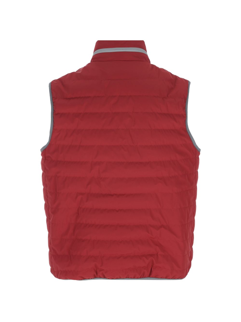 Gilet imbottito con tasche in rosso Brunello Cucinelli - uomo 