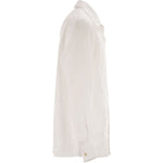 Camicia con colletto classico in bianco brunello cucinelli - uomo 