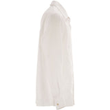 Camicia con colletto classico in bianco brunello cucinelli - uomo 